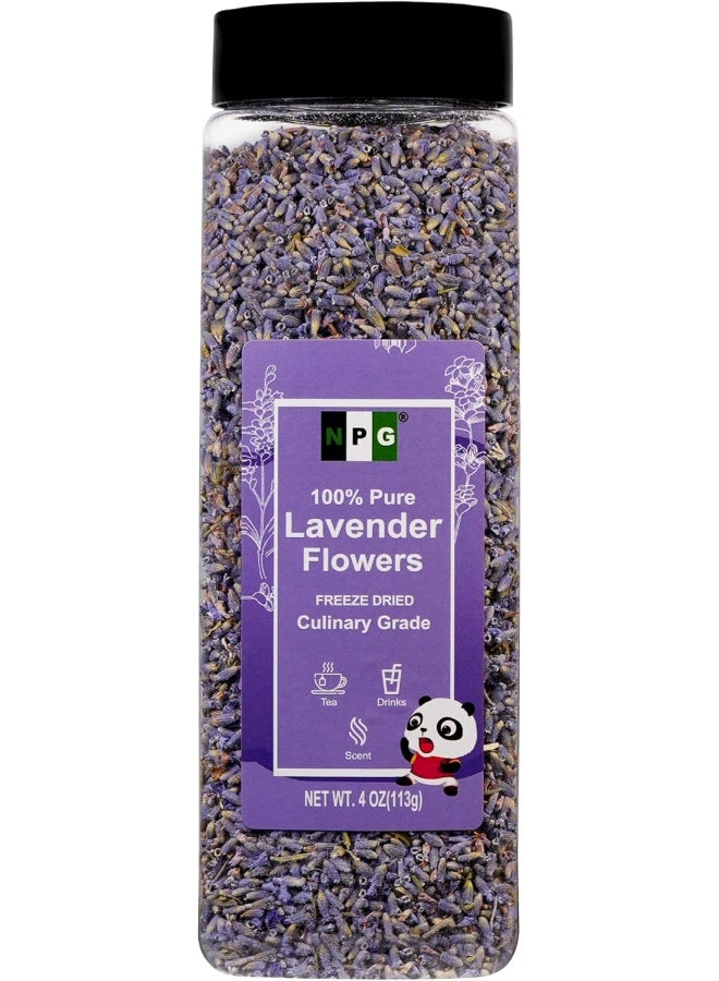 NPG Culinary Grade Lavender Flowers - 4 Ounces - Image 1